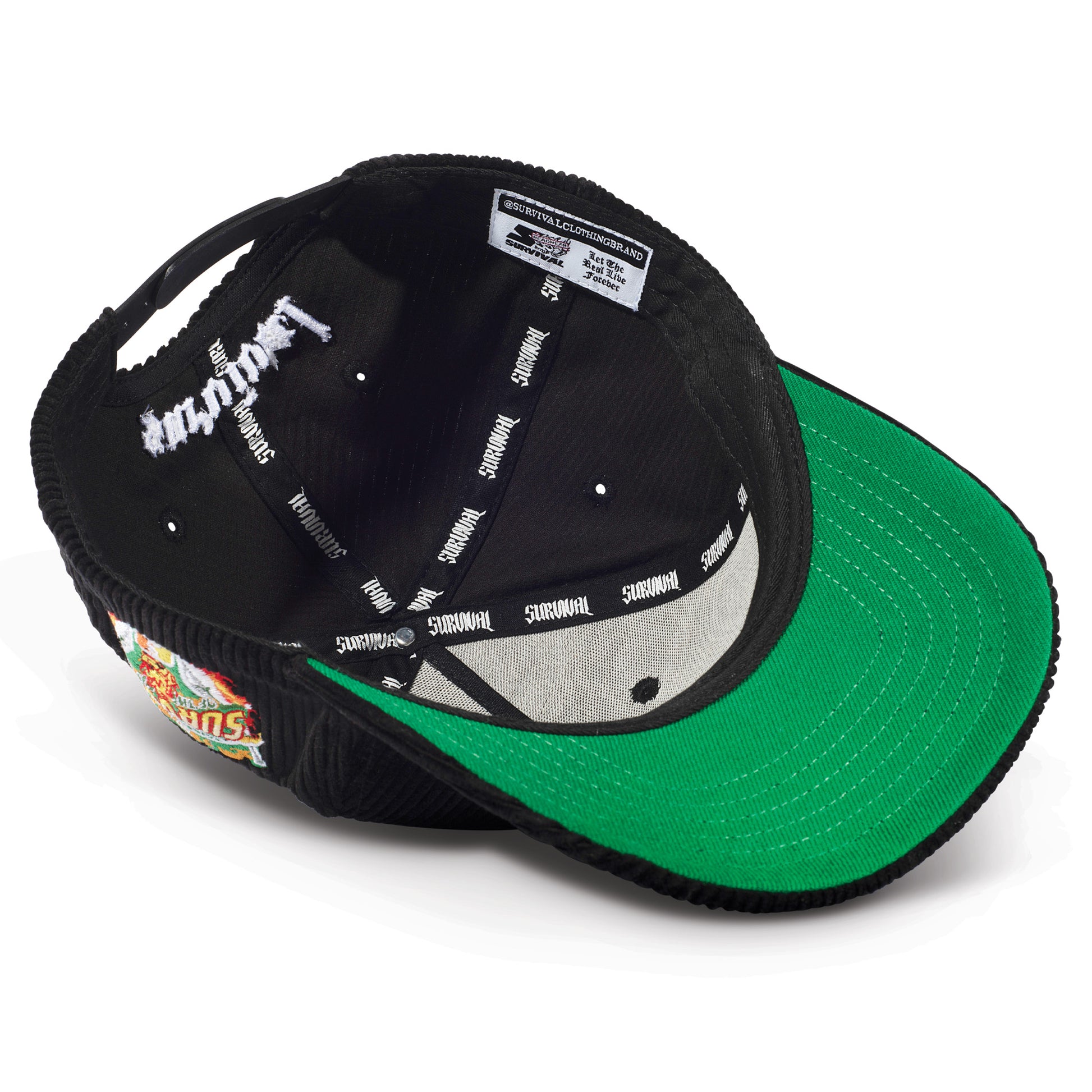 S Logo Corduroy (Black)