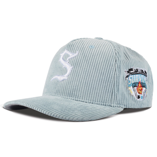 S Logo Corduroy (ice Blue)