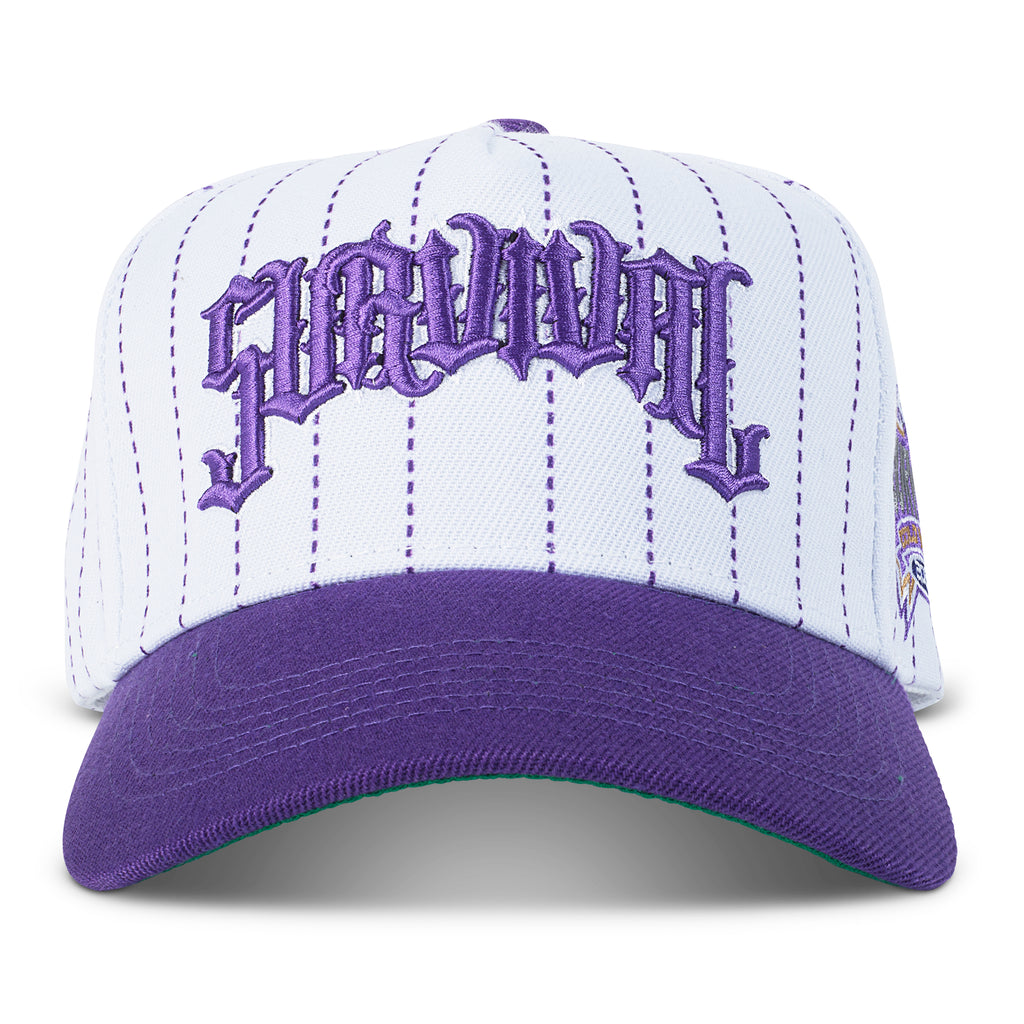 Survival two tone Pinstripe (grape purple) – SURVIVAL