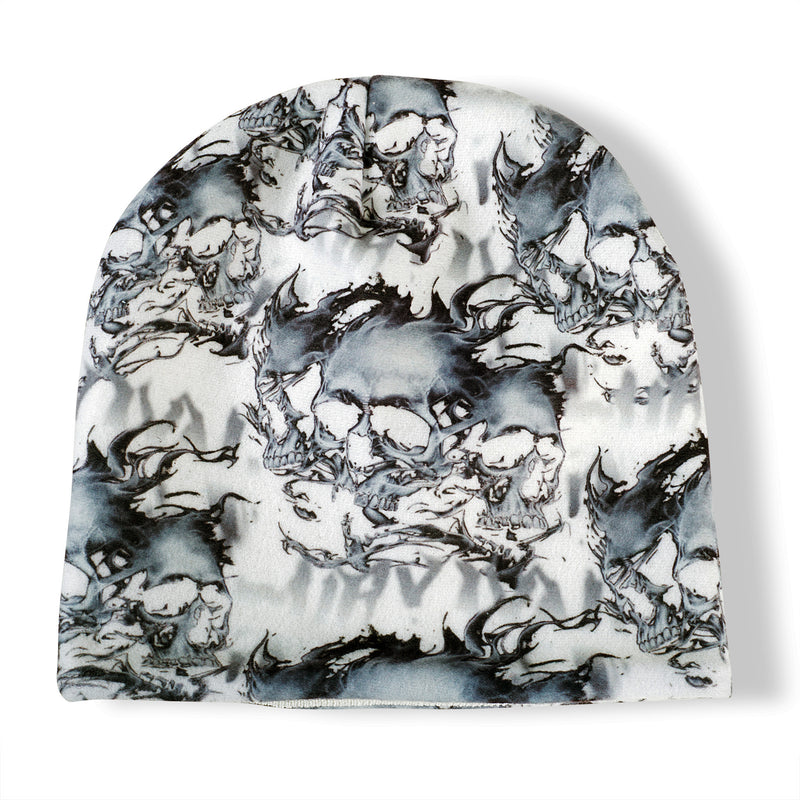 Survival Skulls all over print beanie “white”