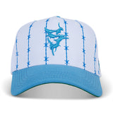 S Logo barbwire stripes “Baby blue”