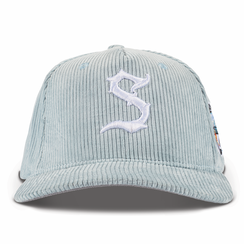 S Logo Corduroy (ice Blue)