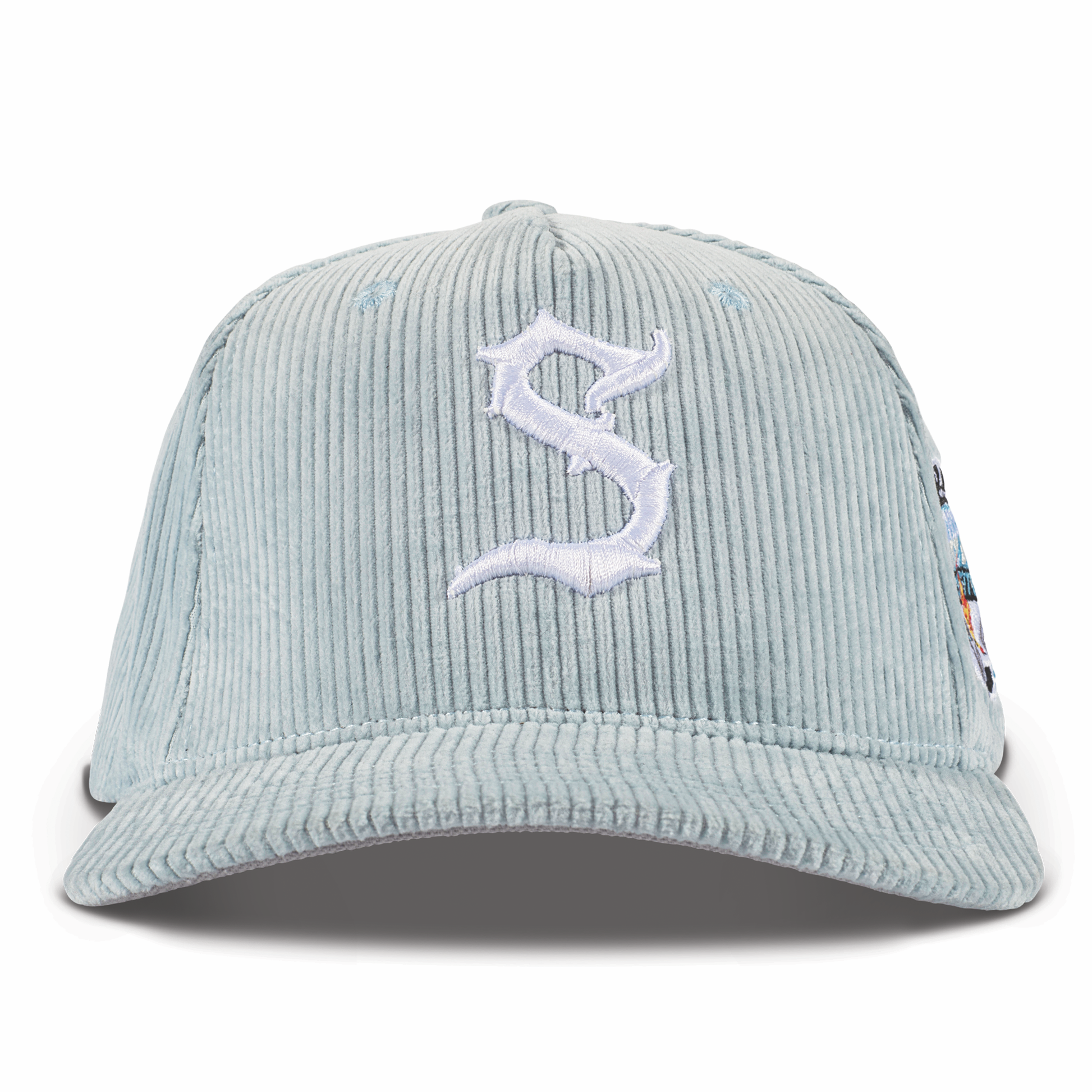 S Logo Corduroy (ice Blue)