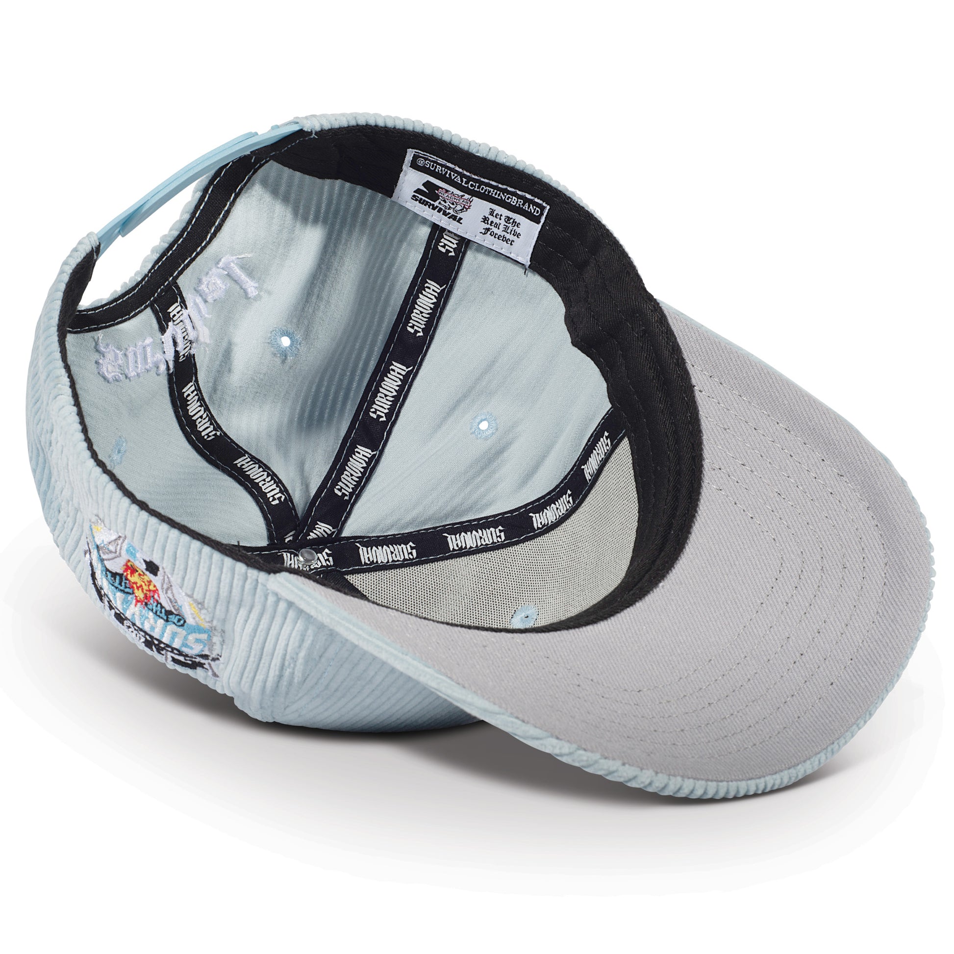 S Logo Corduroy (ice Blue)