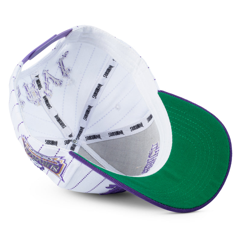 Survival two tone Pinstripe (grape purple)