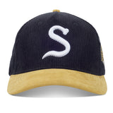 S logo two tone (suede/corduroy)