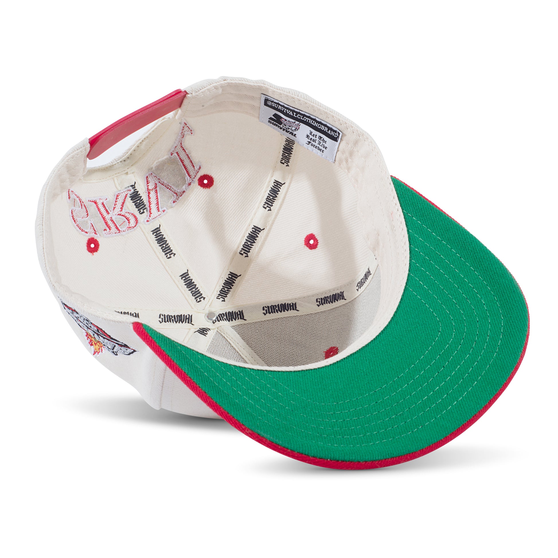 S logo two tone (red/cream)