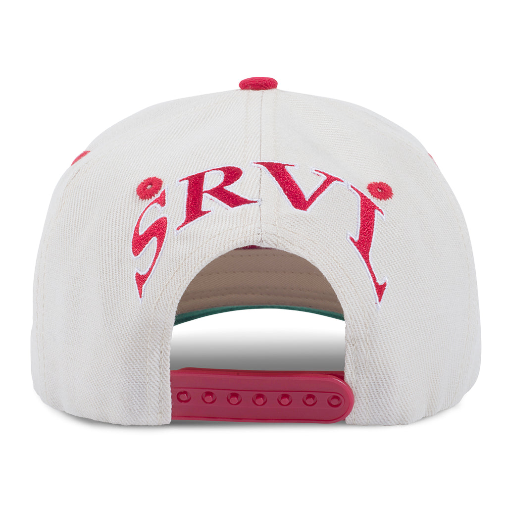 S logo two tone (red/cream)
